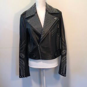 Alice + Olivia Leather Jacket